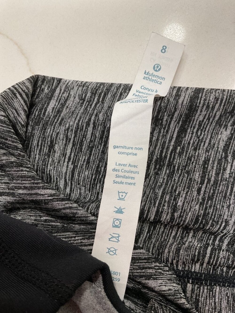 Lululemon Slay The Studio 2-in-1 Tank Top Heather Gray Size 8 - Picture 6 of 8